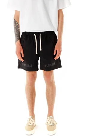 Pleasures Hombre, Pantalones cortos, Negro, Talla: S