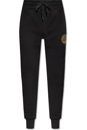 VERSACE Hombre, Pantalones, Negro, Talla: XL