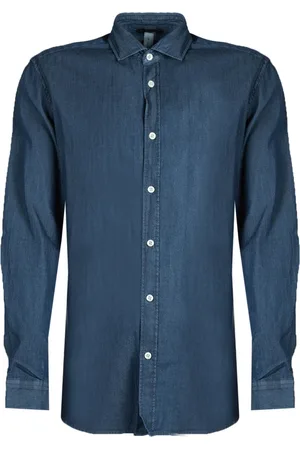 Antony Morato Hombre, Camisas, Azul, Talla: L