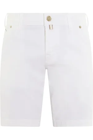 Jacob Cohen Hombre, Pantalones cortos, Blanco, Talla: W30