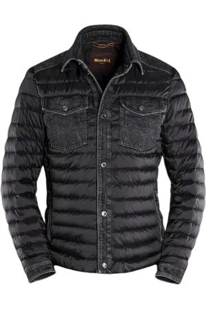 MOORER Hombre, Chaquetas, Negro, Talla: 4XL