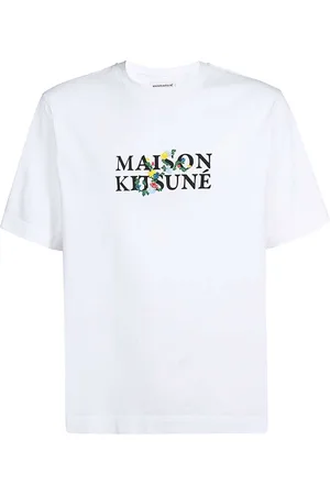 Maison Kitsuné Hombre, Camisetas, Blanco, Talla: M