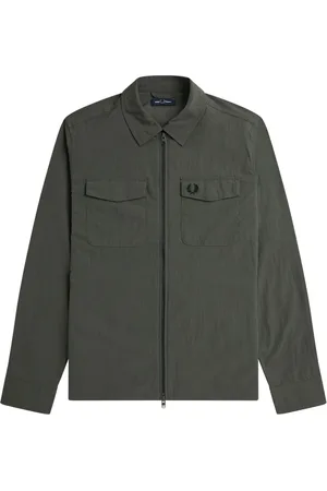 Fred Perry Hombre, Chaquetas, Verde, Talla: M