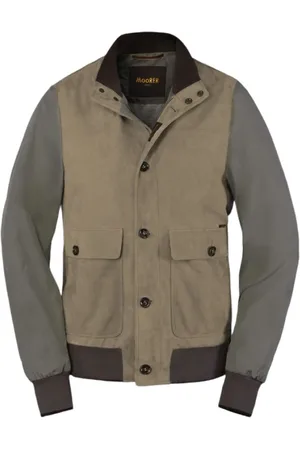 MOORER Hombre, Chaquetas, Marrón, Talla: M