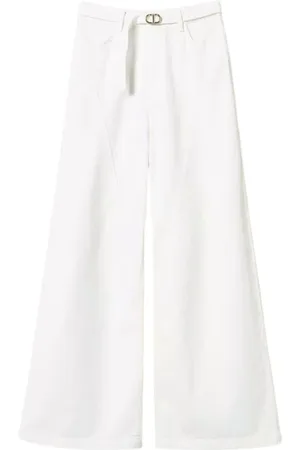 Twin-Set Mujer, Pantalones, Blanco, Talla: W30