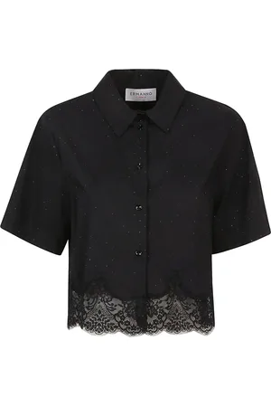 ERMANNO SCERVINO Mujer, Blusas y Camisas, Negro, Talla: S