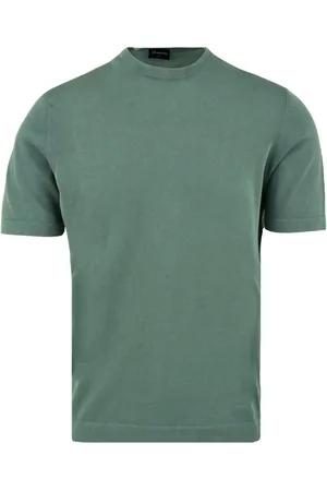 DRUMOHR Hombre, Camisetas, Verde, Talla: XL
