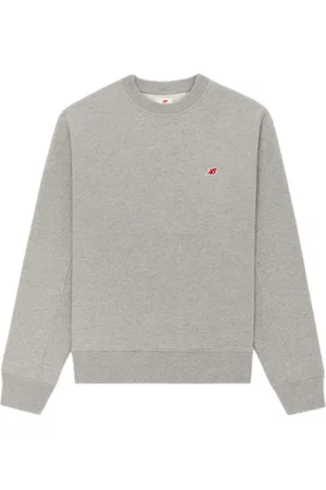 New Balance Hombre, Sudaderas, Gris, Talla: M
