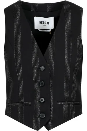 Msgm Mujer, Chaquetas, Negro, Talla: S