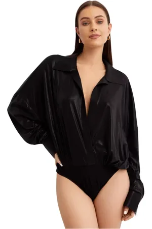 Norma Kamali Mujer, Camisetas, Negro, Talla: S