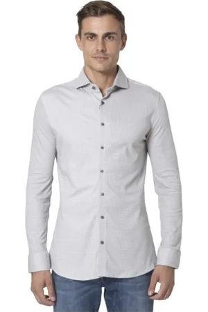 DESOTO Hombre, Camisas, Blanco, Talla: L