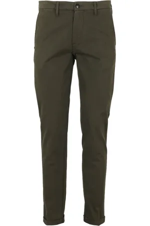 RE-HASH Hombre, Pantalones, Verde, Talla: W35