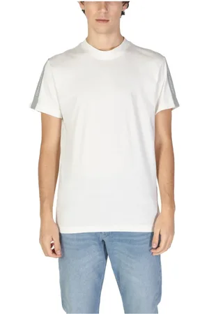 Calvin Klein Hombre, Camisetas, Blanco, Talla: S