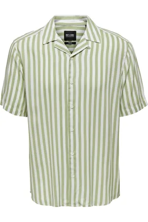 Only & Sons Hombre, Camisas, Verde, Talla: S