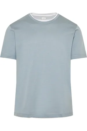 ELEVENTY Hombre, Camisetas, Azul, Talla: M