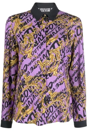 VERSACE Mujer, Blusas y Camisas, Púrpura, Talla: S