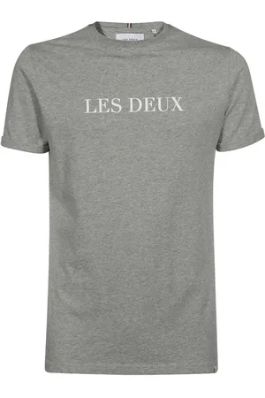 Les Deux Hombre, Camisetas, Gris, Talla: XL