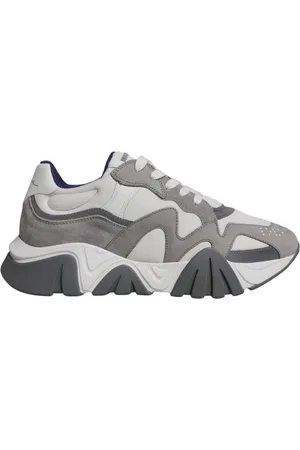 VERSACE Hombre, Zapatos, Gris, Talla: 44 EU