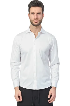 Gran Sasso Hombre, Camisas, Blanco, Talla: L