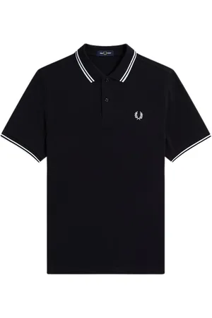 Fred Perry Hombre, Camisetas, Azul, Talla: S