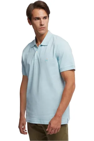 Brooks Brothers Hombre, Camisetas, Azul, Talla: L