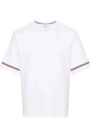 Thom Browne Hombre, Camisetas, Blanco, Talla: S