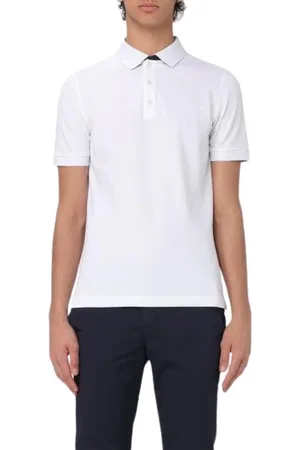 FAY Hombre, Camisetas, Blanco, Talla: M