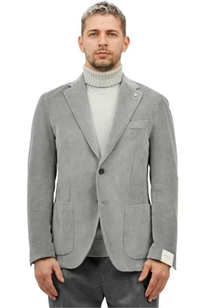 L.B.M. 1911 Hombre, Chaquetas, Gris, Talla: S