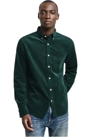 GANT Hombre, Camisas, Verde, Talla: M