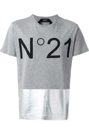 Nº21 Hombre, Camisetas, Gris, Talla: M