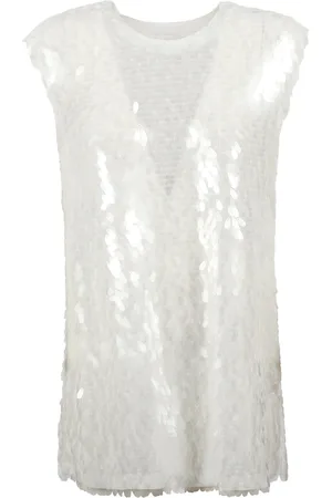 Norma Kamali Mujer, Camisetas, Blanco, Talla: S