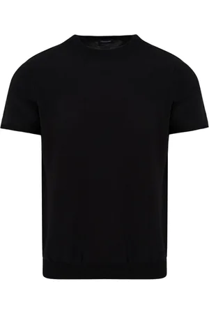 DRUMOHR Hombre, Camisetas, Negro, Talla: M