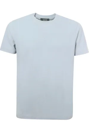 ZANONE Hombre, Camisetas, Azul, Talla: 2XL
