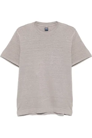 FEDELI Hombre, Camisetas, Gris, Talla: M