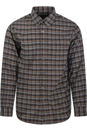 DUNST Hombre, Camisas, Gris, Talla: L