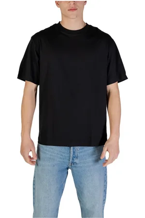 JACK & JONES Hombre, Camisetas, Negro, Talla: XS