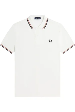 Fred Perry Hombre, Camisetas, Blanco, Talla: XL