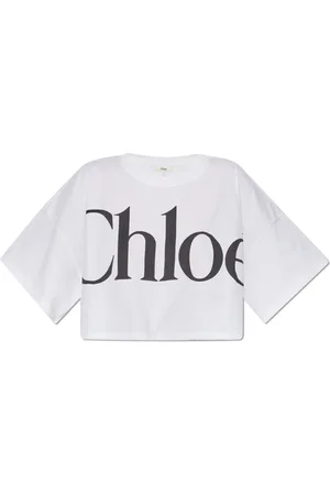 Chloé Mujer, Camisetas, Blanco, Talla: S