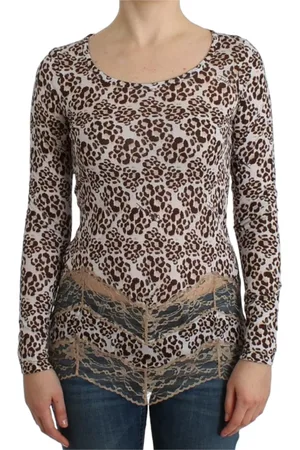 Roberto Cavalli Mujer, Camisetas, Marrón, Talla: M