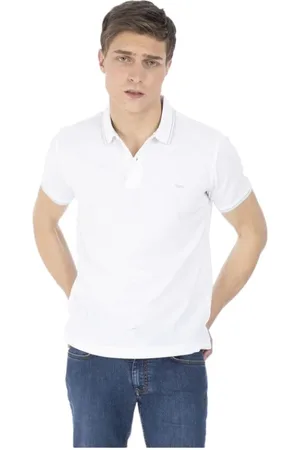 HARMONT&BLAINE Hombre, Camisetas, Blanco, Talla: L