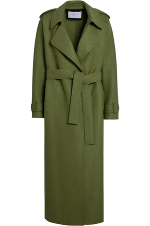 Harris Wharf London Mujer, Abrigos, Verde, Talla: S