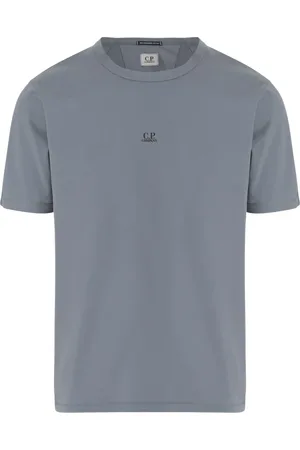 C.P. Company Hombre, Camisetas, Gris, Talla: S