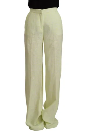 Msgm Mujer, Pantalones, Amarillo, Talla: S