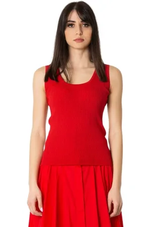 Max Mara Mujer, Camisetas, Rojo, Talla: L