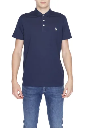 U.S. Polo Assn. Hombre, Camisetas, Azul, Talla: M