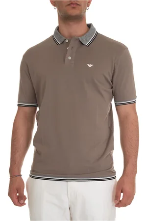 Emporio Armani Hombre, Camisetas, Marrón, Talla: S