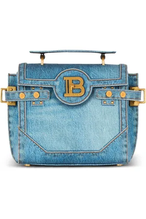 Balmain Mujer, Bolsos, Azul, Talla: ONE Size
