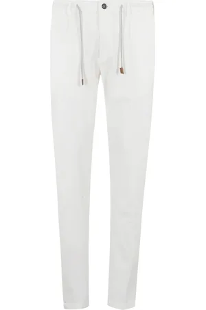 ELEVENTY Hombre, Pantalones, Blanco, Talla: W32
