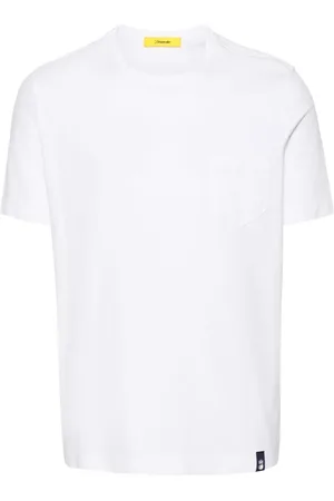 DRUMOHR Hombre, Camisetas, Blanco, Talla: S