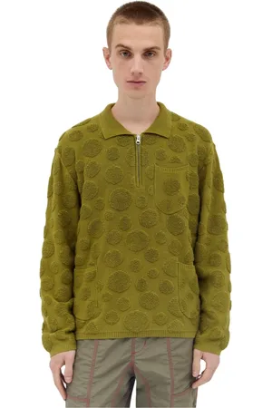Brain Dead Hombre, Jerseys, Verde, Talla: L
